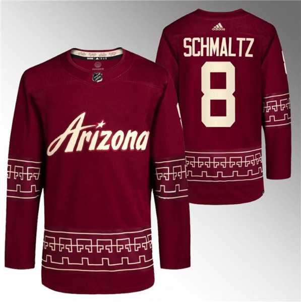 Men's Arizona Coyotes #8 Nick Schmaltz Garnet Alternate Pro Jersey Dzhi,We sell and wholesale Men's Arizona Coyotes #8 Nick Schmaltz Garnet Alternate Pro Jersey Dzhi on line form chian!